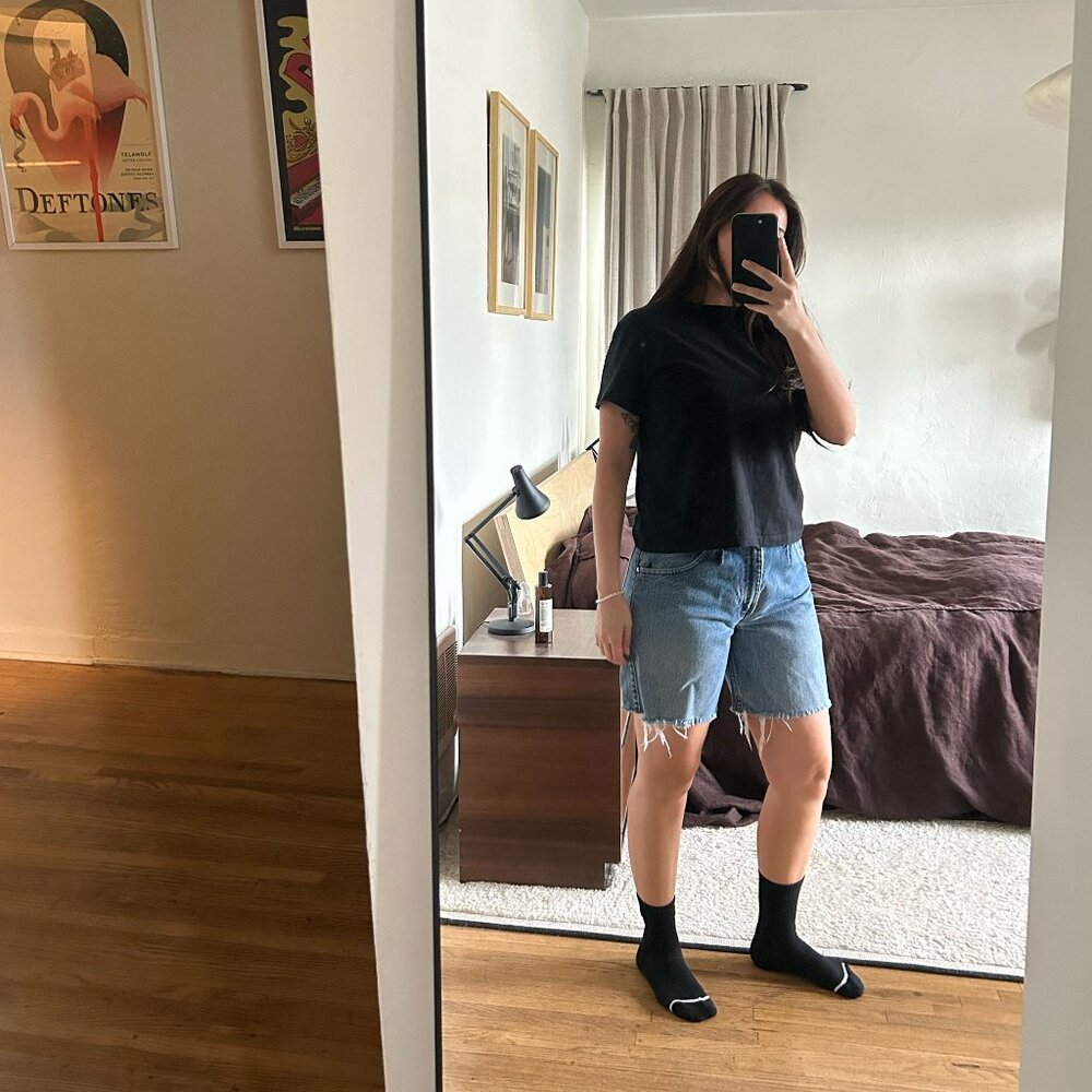 VINTAGE denim shorts